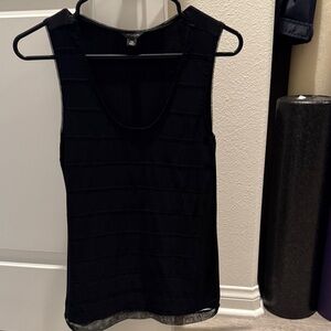 Ann Taylor Black Sleeveless Tank Top